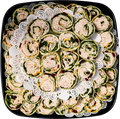Turkey Cranberry Spinach Pinwheels